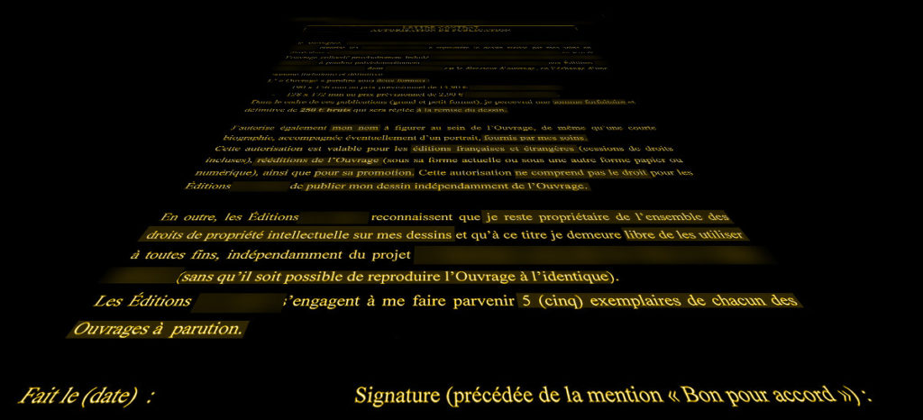 contrat d'édition