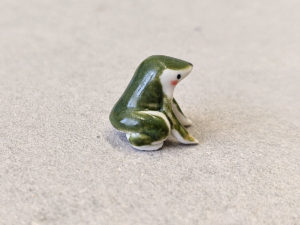 ceramic frog