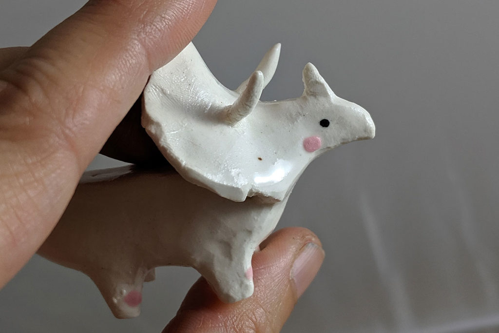 triceratops ceramique