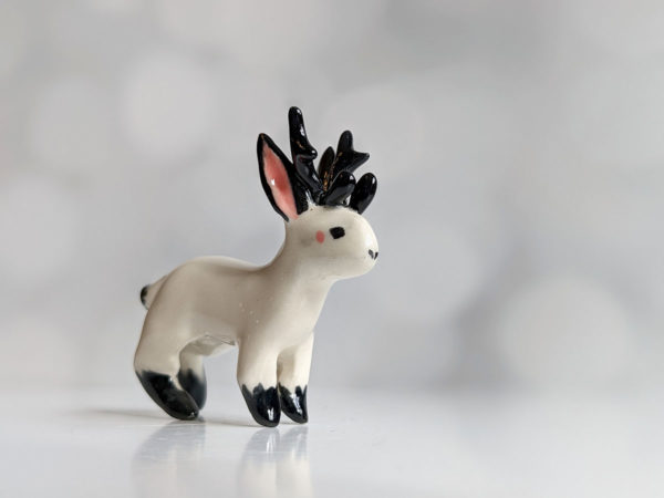 Ceramic jackalope