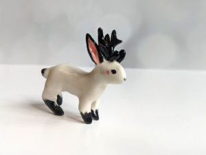 Ceramic jackalope