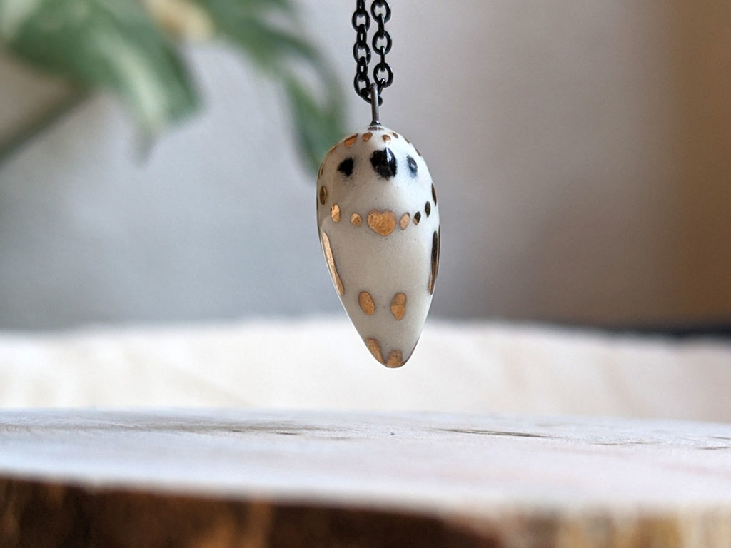 pendentif chouette or