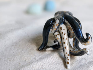 porcelain octopus figurine