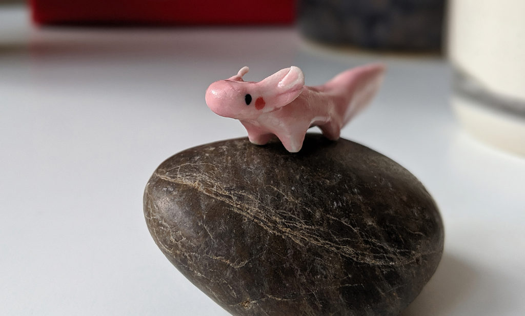 ceramic axolotl