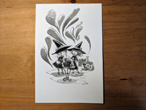 inktober dessin kangaroo rat