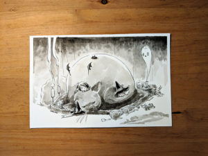 inktober dessin chinchilla