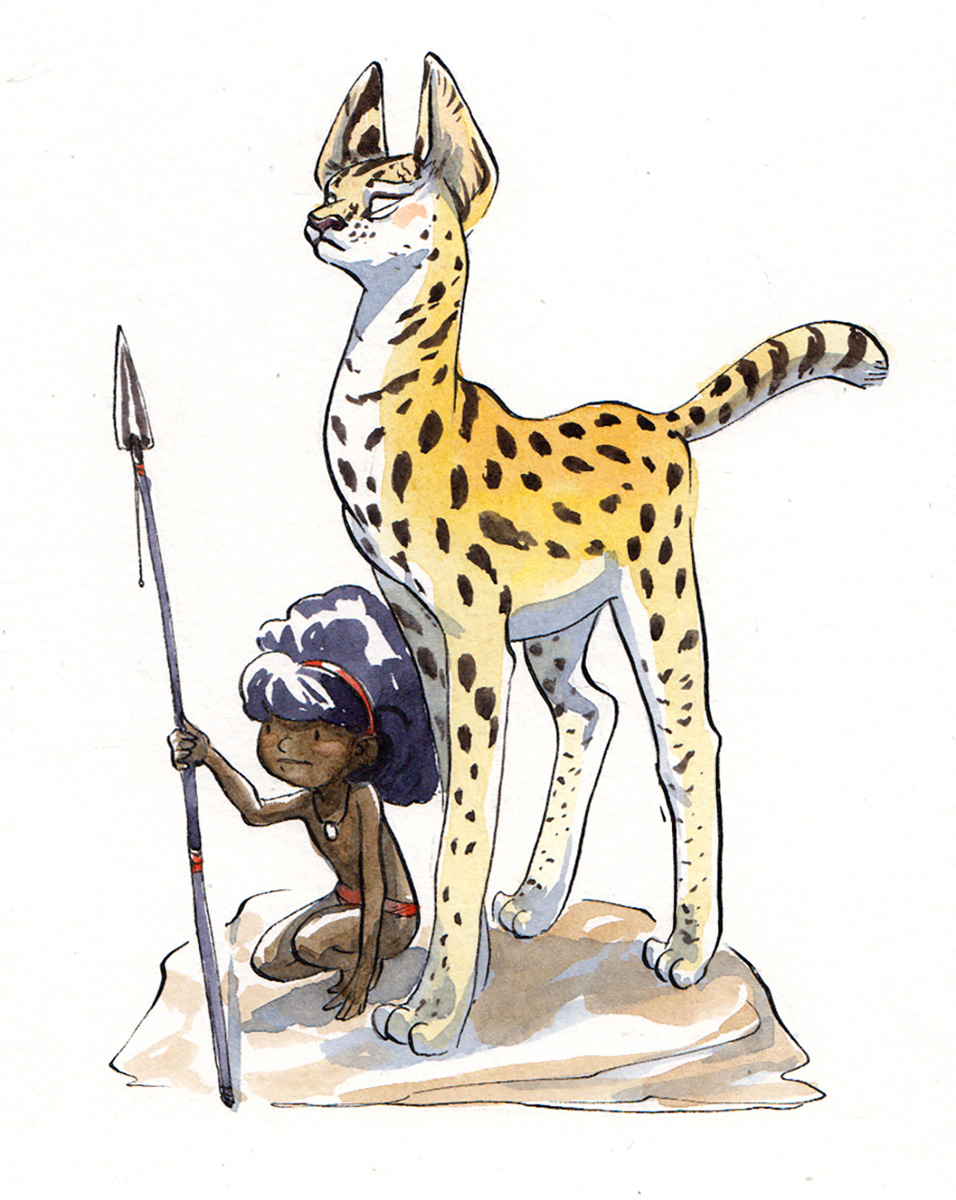 enfant et serval