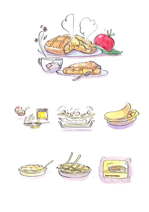illustration cuisine original