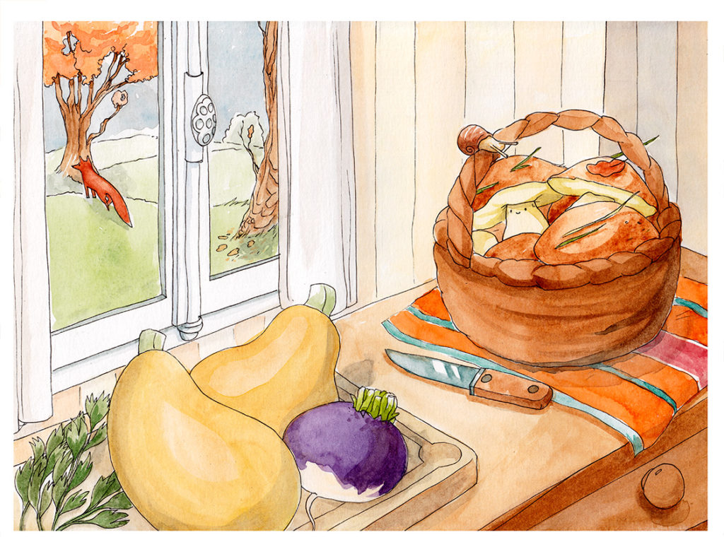 illustration cuisine septembre