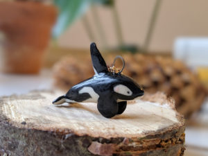 killer whale pendent