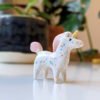 licorne ceramique miniature