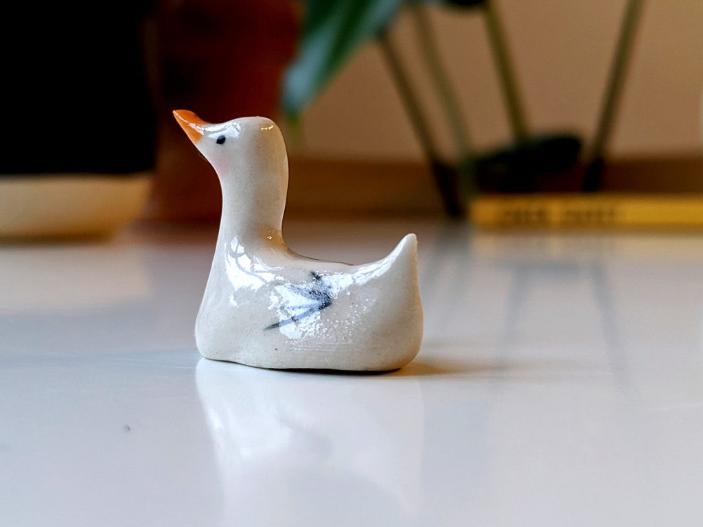 ceramics duck