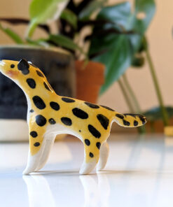 ceramic spotted hyena
