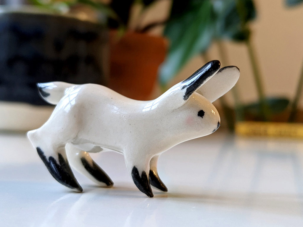 lapin porcelaine