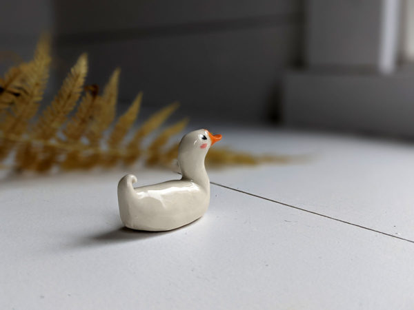 porcelain duck figurine