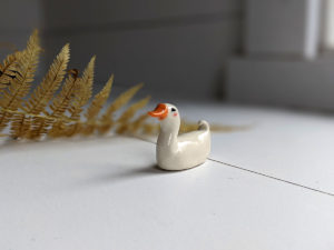 porcelain duck figurine