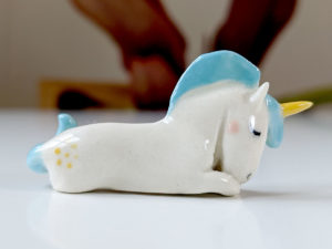 licorne porcelaine