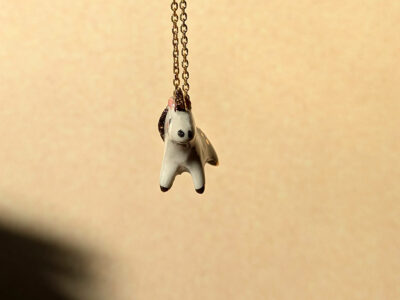 Pendentif licorne blanche et or – Image 8