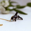 porcelain orca pendant