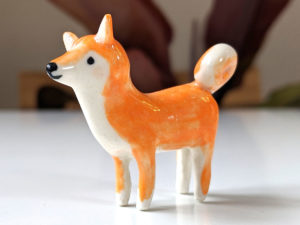 Shiba Inu porcelaine