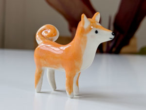 Shiba Inu porcelaine