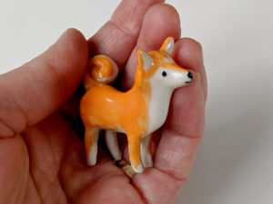 Shiba Inu porcelaine