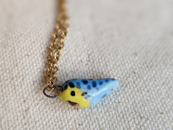 Budgie pendant gold