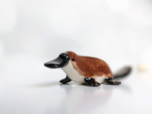 figurine ceramics platypus ornithorynque