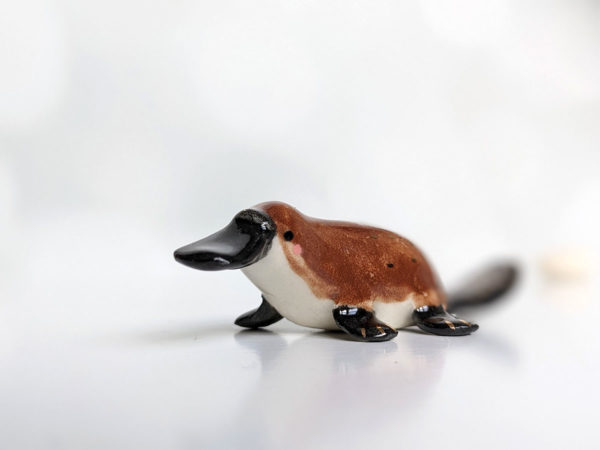 figurine ceramics platypus ornithorynque