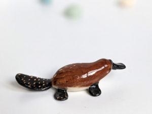 figurine ceramics platypus ornithorynque