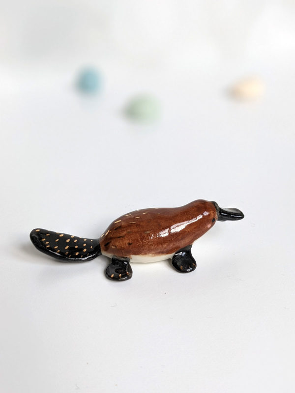 figurine ceramics platypus ornithorynque