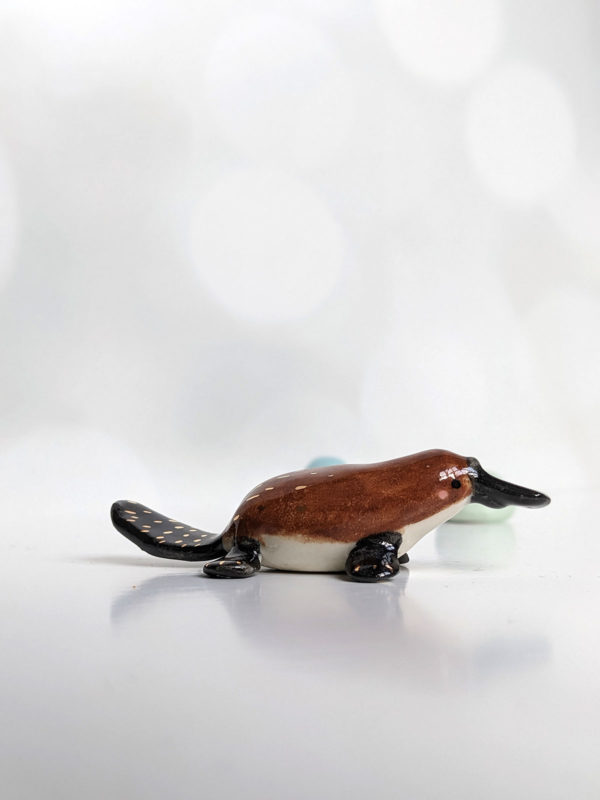 figurine ceramics platypus ornithorynque