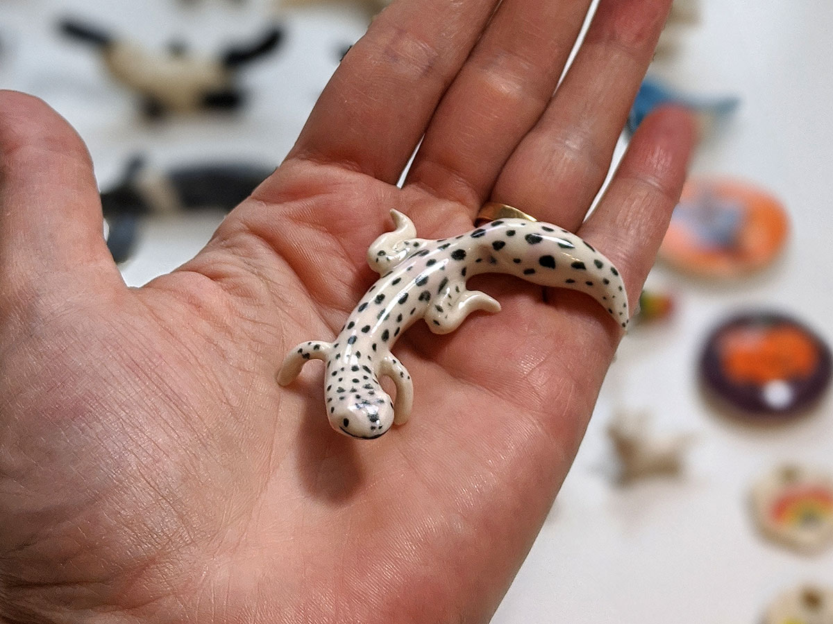 Gecko Leopard Ceramique Kness