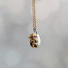 porcelain pendant platypus gold