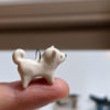 Samoyed clay charm