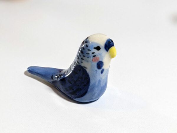 porcelain budgie figurine