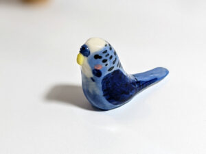 porcelain budgie figurine