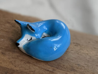 Sleepy Blue Fox