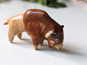 bison porcelaine