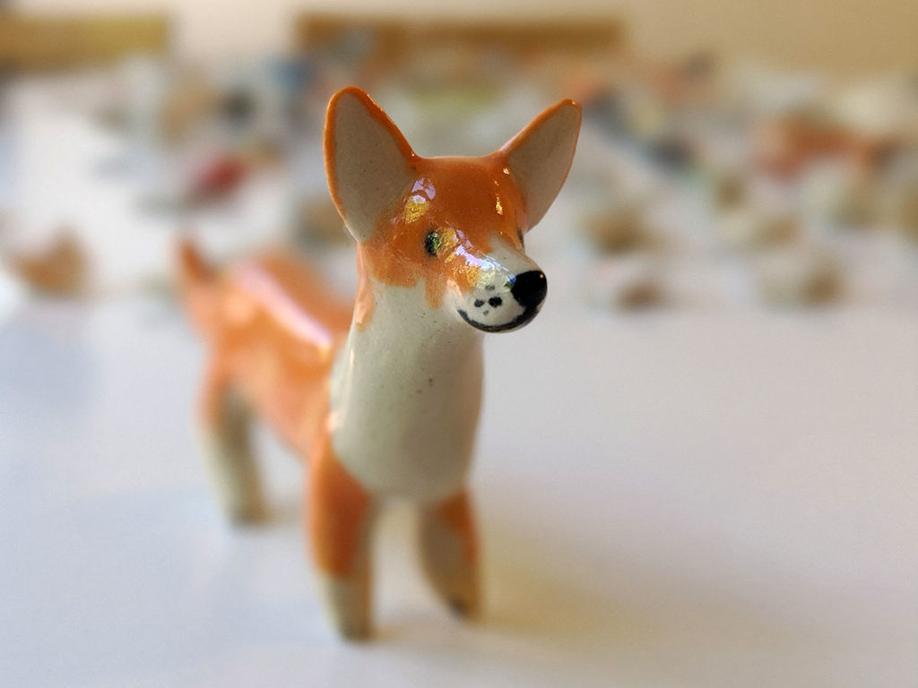 corgi porcelaine