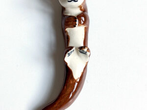 otter porcelain figurine