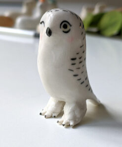Chouette Harfang Porcelaine
