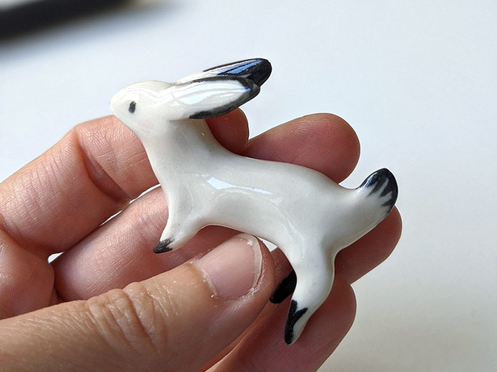 lapin porcelaine