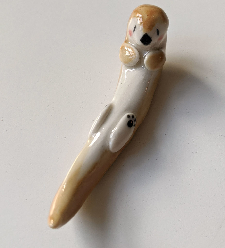 Loutre Porcelaine Caramel