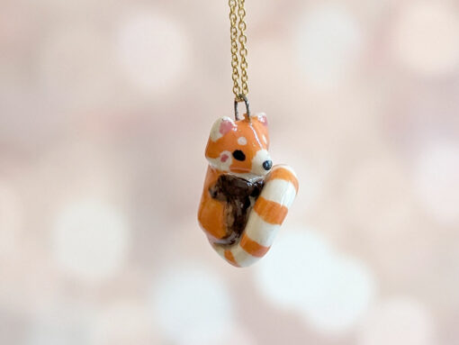Porcelain Pendant - Red Panda - Image 5