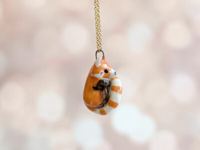 Porcelain Pendant - Red Panda - Image 2