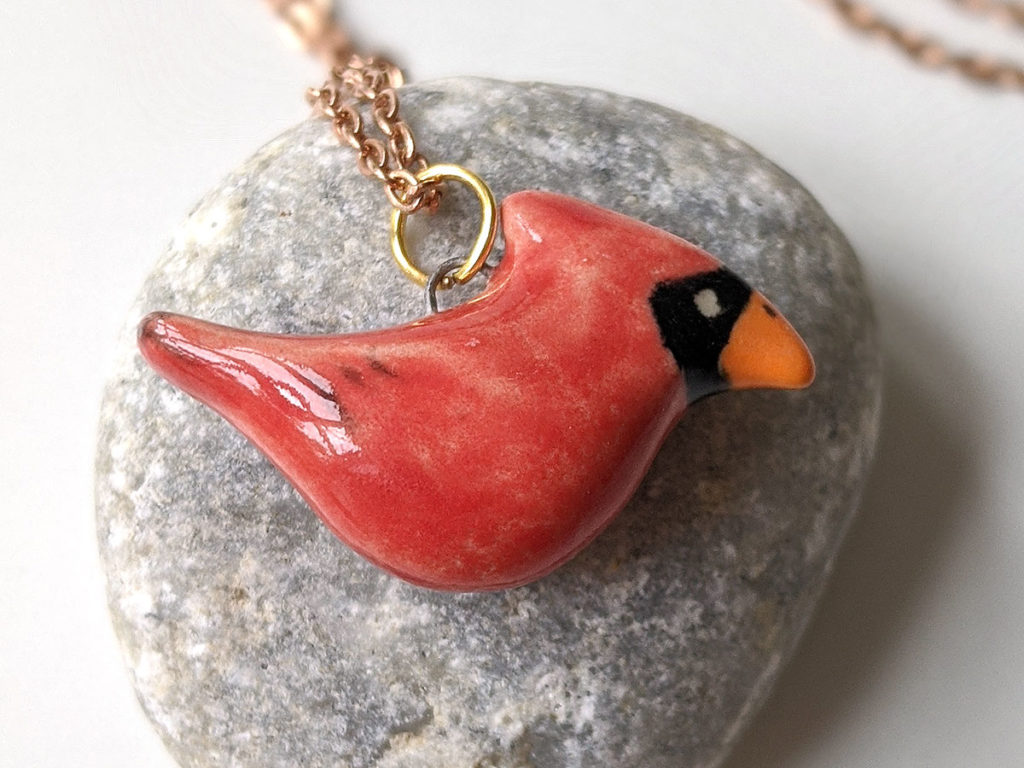 Red Cardinal Pendentif