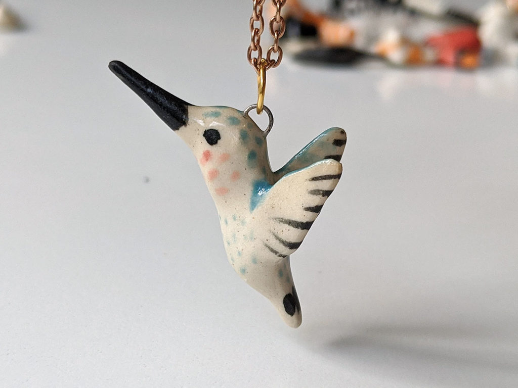 pendentif colibri