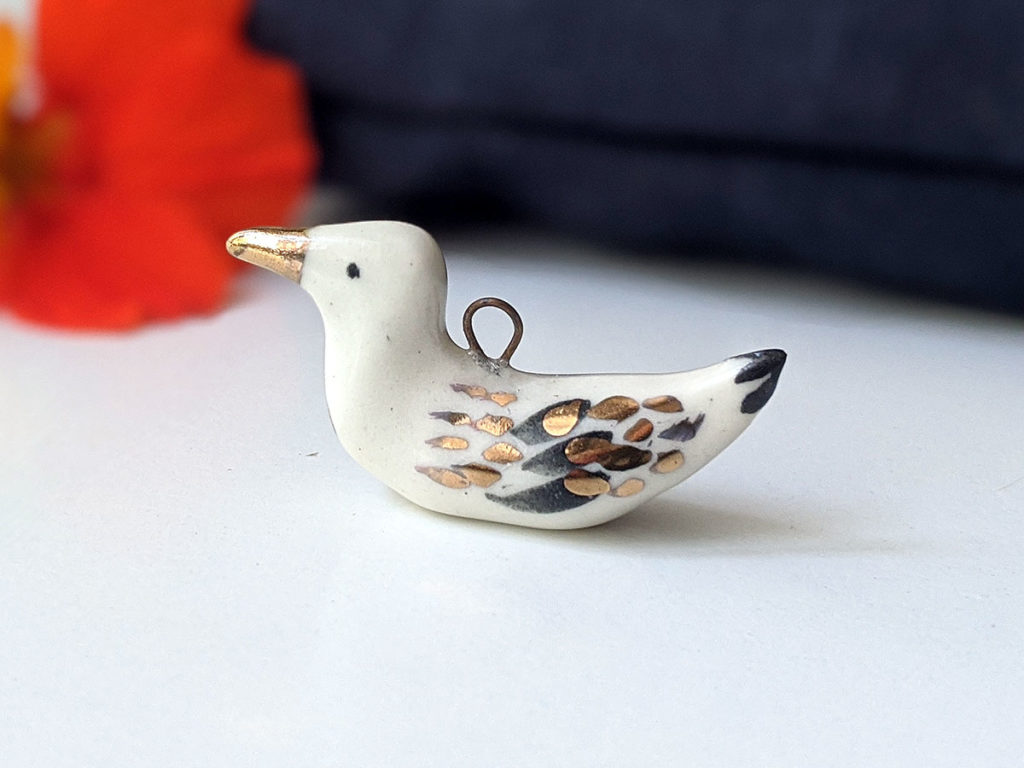 mouette porcelaine