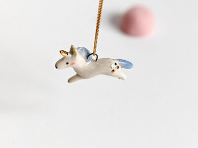 Blue Unicorn Pendant - Image 2